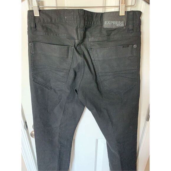 Express men’s jeans black size 30x32 - Picture 4 of 6